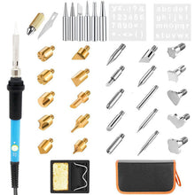 Afbeelding in Gallery-weergave laden, Houtbrander set 39-delig | Pyrografie set