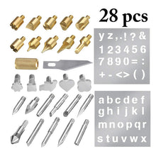 Afbeelding in Gallery-weergave laden, Houtbrandpunten 28-delig | Houtbrander accessoires