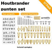 Afbeelding in Gallery-weergave laden, houtbrander 118-delig pyrografie set